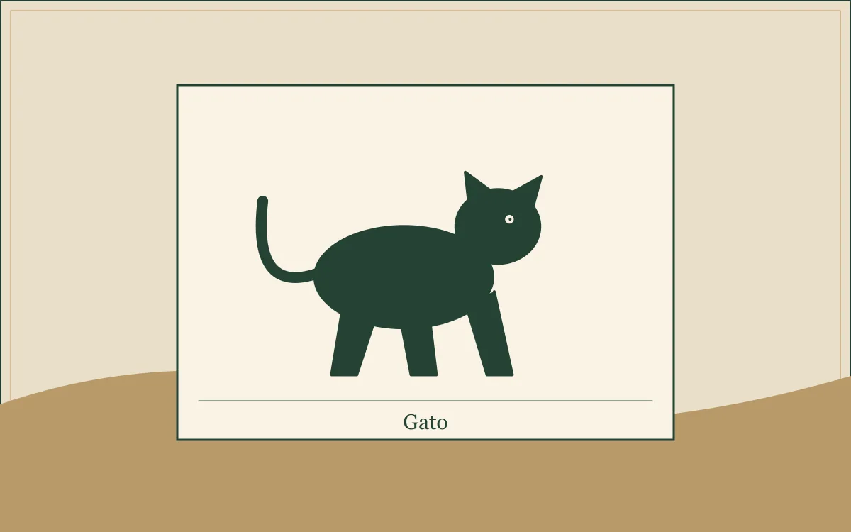 Ilustração original para Grupo Gato: a casa vista de outro esconderijo: composição em tinta verde e papel.