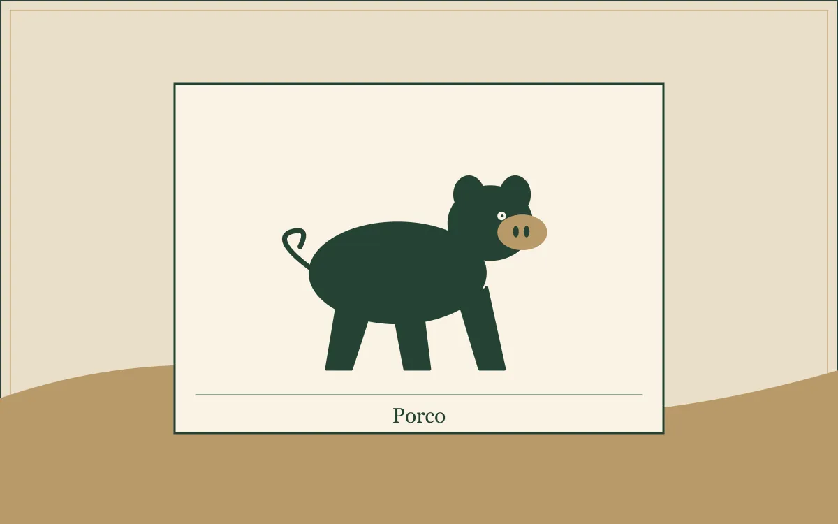 Ilustração original para Grupo Porco: a diferença que o rebanho não percebeu: composição em tinta verde e papel.