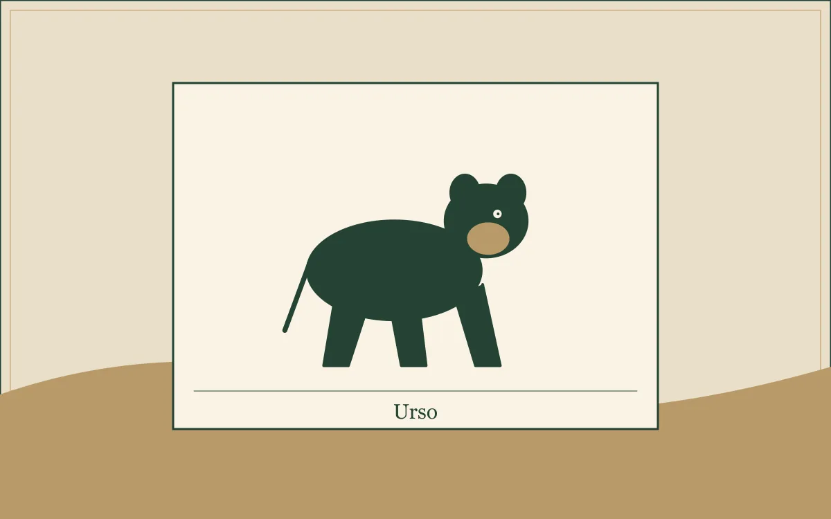 Ilustração original para Grupo Urso: a amizade posta à prova numa estrada: composição em tinta verde e papel.