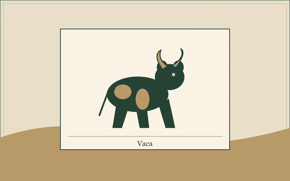 Ilustração original para Grupo Vaca: o fim da sequência e o trabalho que aparece: composição em tinta verde e papel.